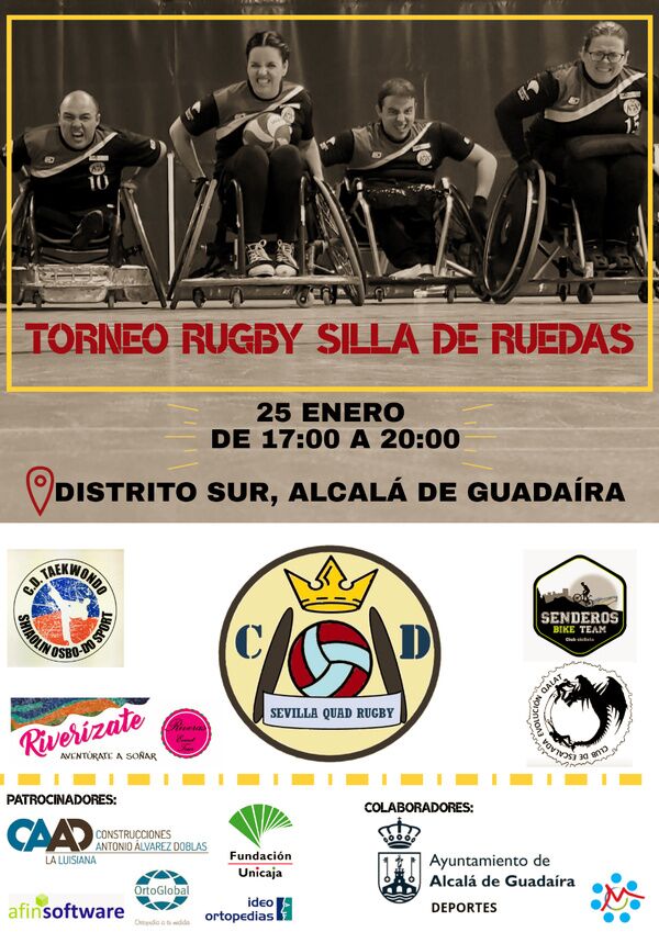 El Complejo Deportivo Sur acoge un torneo de rugby en silla de ruedas