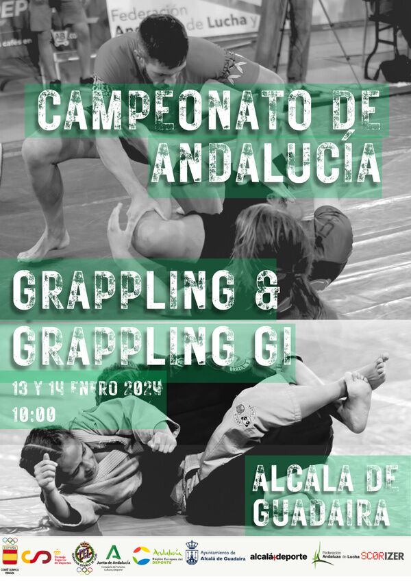 Alcalá acoge el campeonato de Andalucía Grappling 2024