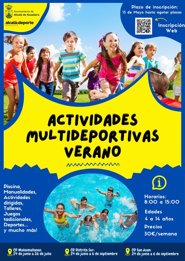 Actividades multideportivas de verano