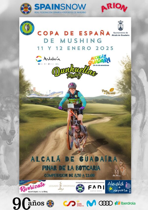 Alcalá celebra una nueva edición de la Copa de España de Mushing 2025