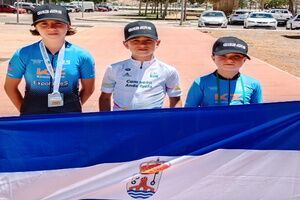 Jesús Castaño y Carmen Parrado, campeón y subcampeona de Andalucía de ciclismo de carretera