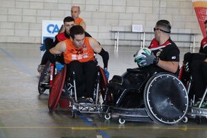 Brillante el CAAD Sevilla Quad Rugby en la jornada clave para acceder a las finales ante su afición en Alcalá de Guadaira