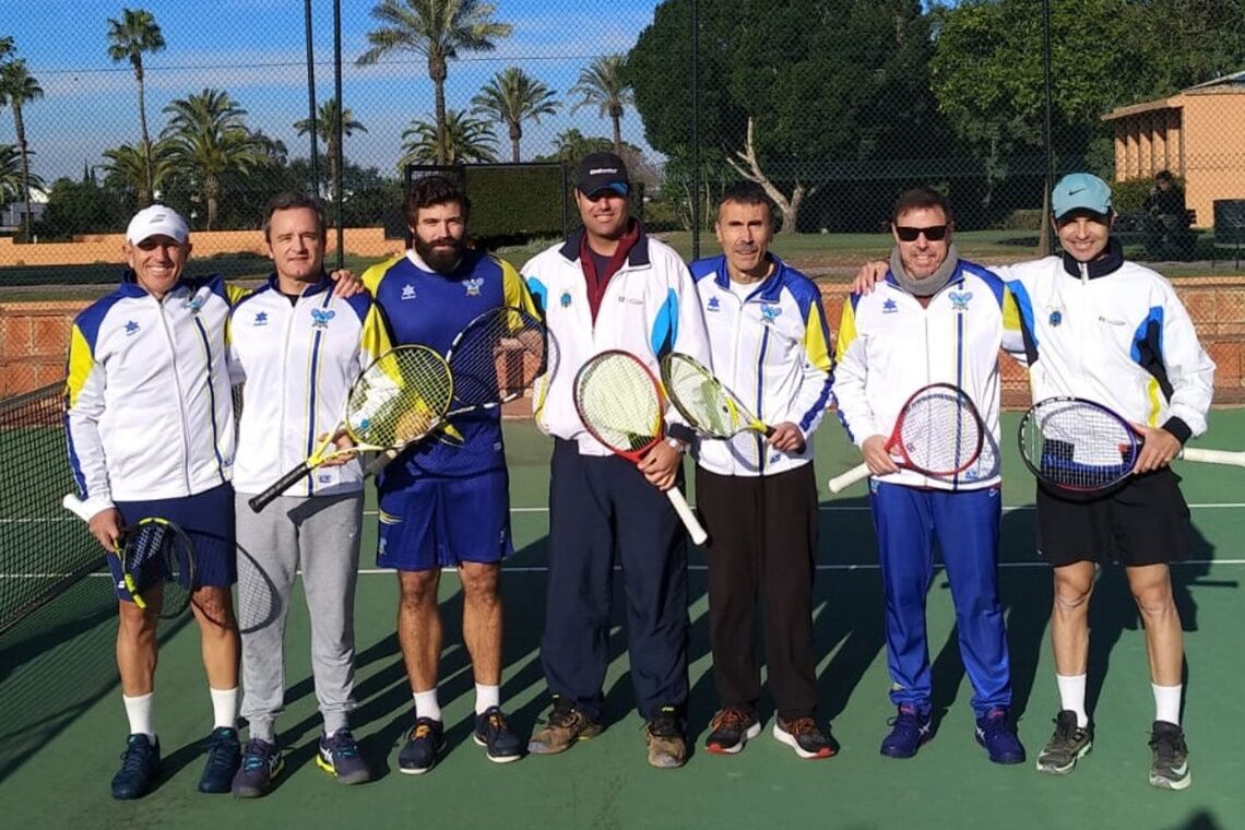 El Club Tenis Oromana comienza el 2023 con un nuevo título andaluz en tenis +35