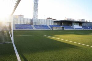 El Estadio Ciudad Alcalá lucirá césped nuevo para la próxima temporada