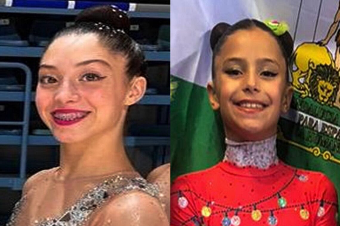 Las hermanas que sueñan y comparten una misma pasión, la gimnasia rítmica