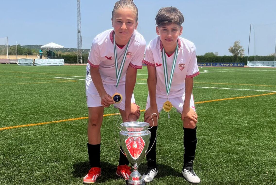 Los alcalareños Pablo Báñez y Aitor Fracés, campeones de Andalucía de fútbol 7