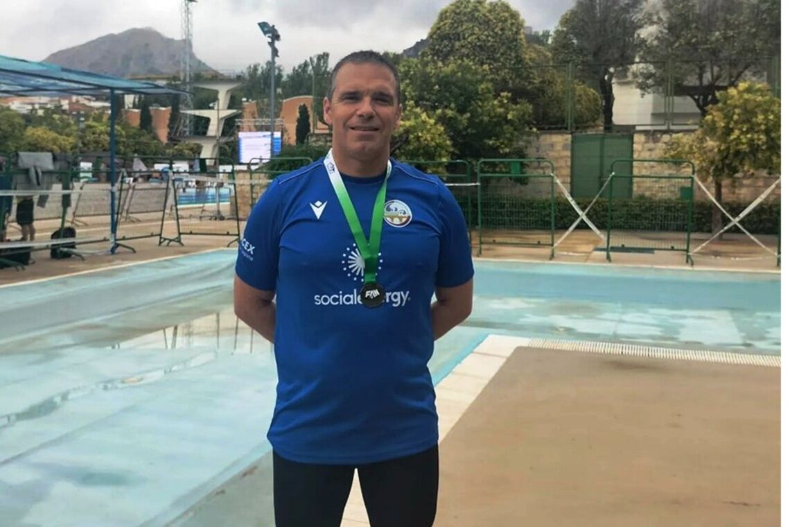 Antonio Jiménez Capita, campeón de Andalucía master de natación