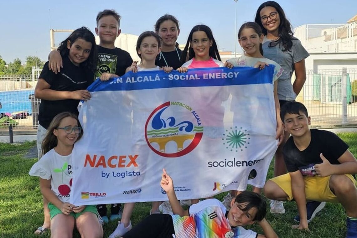 Octava posición del CNA Social Energy benjamín en el Campeonato de Andalucía Jóvenes Nadadores