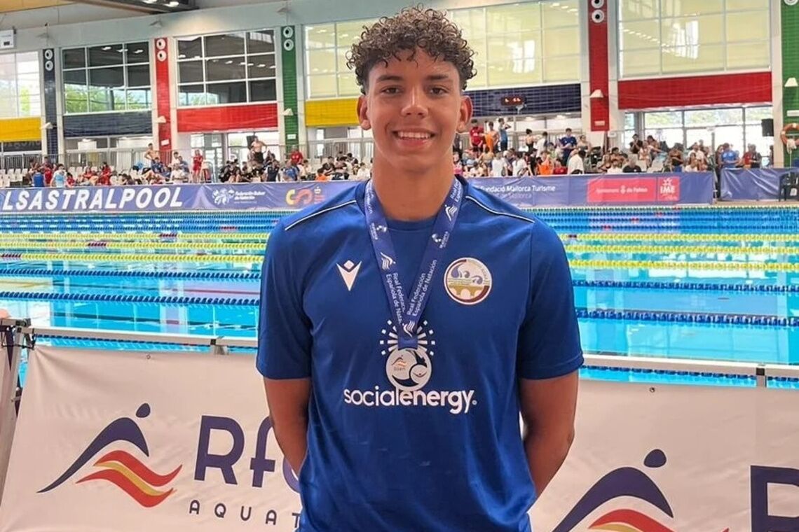 Ilias El Fallaki subcampeón de España en 800 metros libres