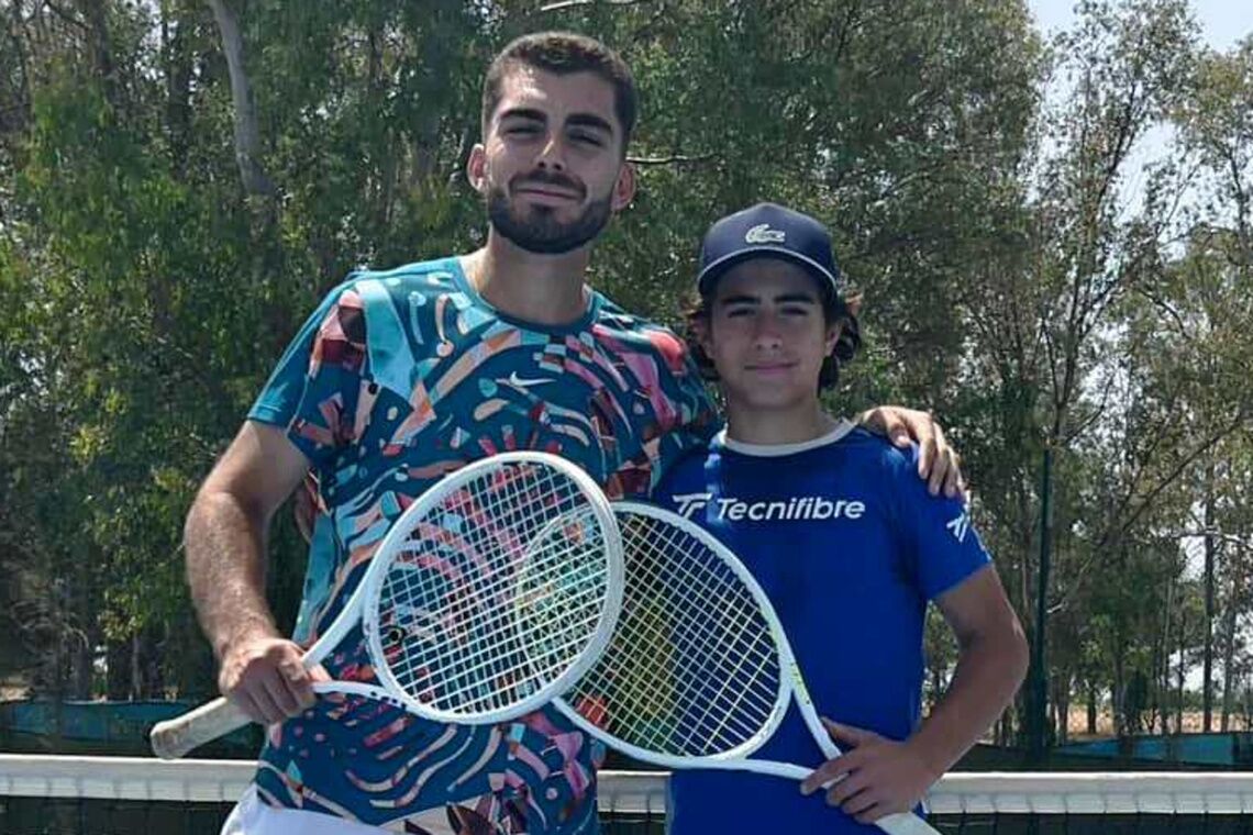 El tenista alcalareño Pepe García disputará el campeonato de España infantil