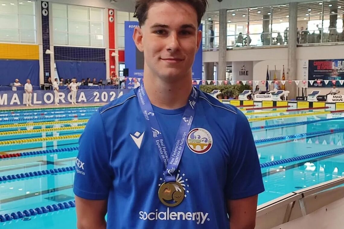 Yury Fomin, campeón de España en 200 m estilos