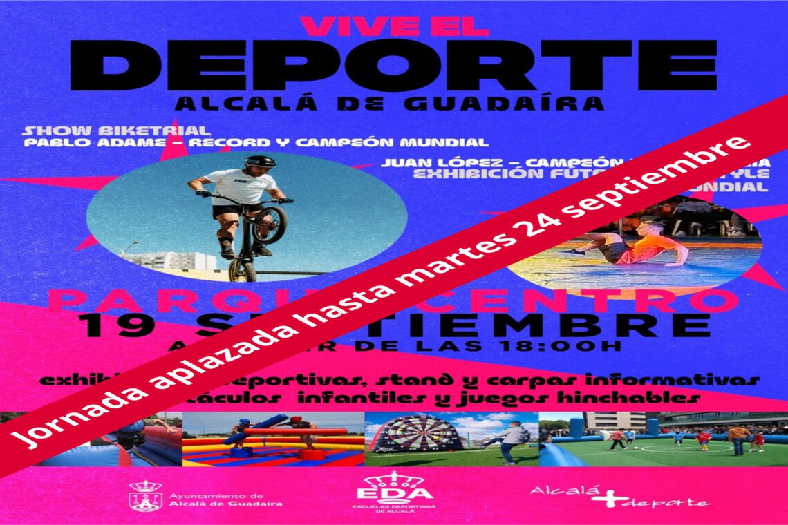 ​Aplazada la jornada lúdico deportiva de las EDA en el Parque Centro