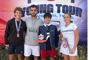 Triunfos de la cantera alcalareña de tenis en el Torneo AS Young Tour IBP