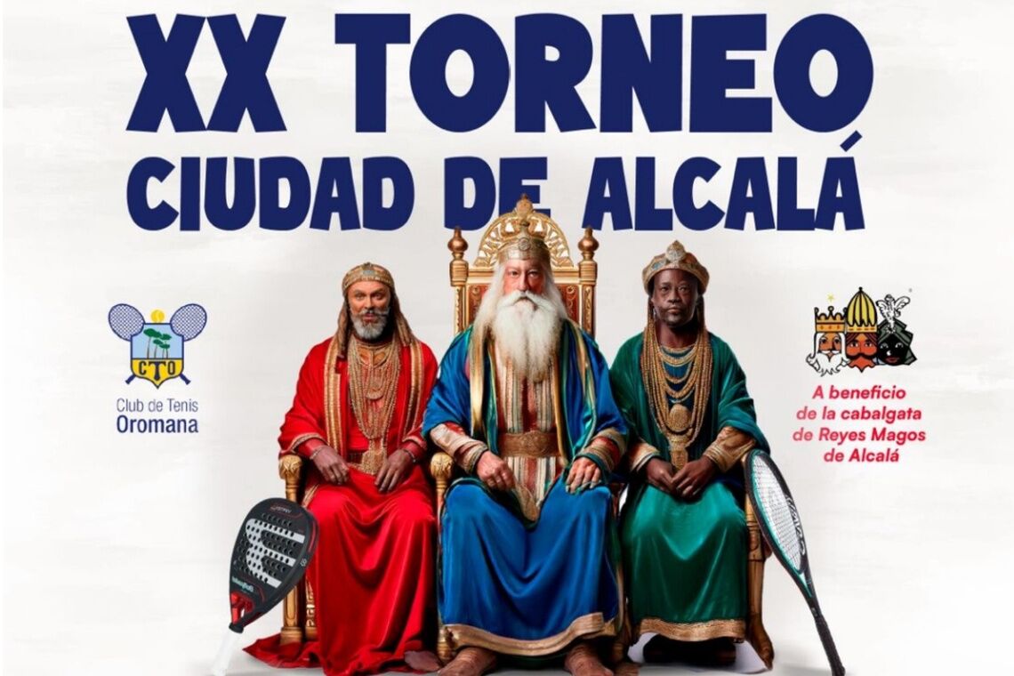 XX Torneo Ciudad de Alcalá de pádel a beneficio de la Cabalgata de Reyes Magos de Alcalá