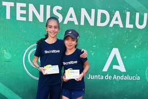 Claudia Gavira e Irene Torres, subcampeonas de Andalucía en dobles benjamín