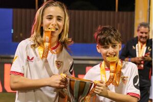 Los alcalareños Aitor Francés y Pablo Bañez, campeones de LaLiga FC FUTURES