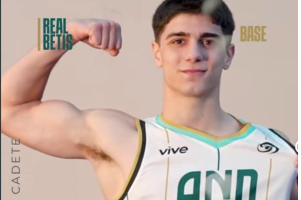 Alberto Pérez, del Betis Baloncesto, medallista con la Selección Andaluza de Baloncesto