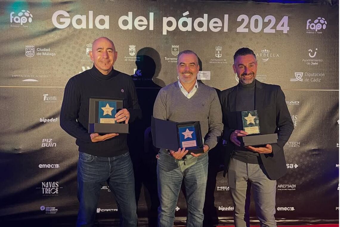 El Club Tenis Oromana reconocido en la Gala Anual del Pádel Andaluz 2024