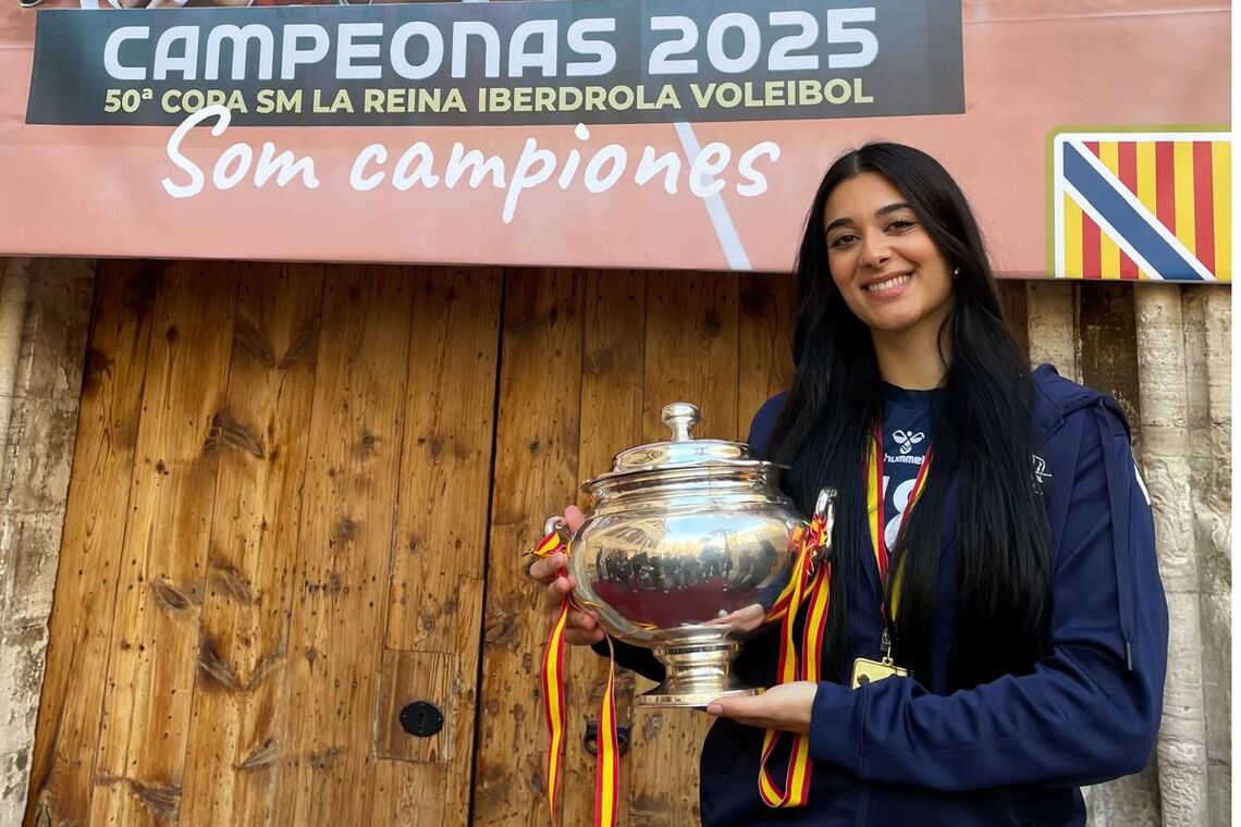 Alba Ortiz Carmona campeona de la Copa de la Reina de Voleibol